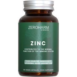 ZeroHarm Liposomal Zinc 17mg Capsules 120