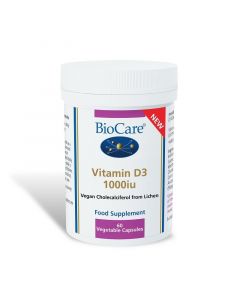 Biocare Vitamin D3 1000iu Vegicaps 60