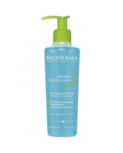 Bioderma Sebium Purifying and Foaming Cleansing Gel 200ml