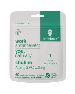 Brain Feed Natural Cognitive Enhancer Capsules 60