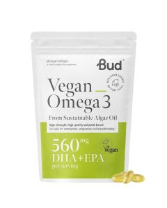 Bud Nutrition Vegan Omega 3 Softgels 60