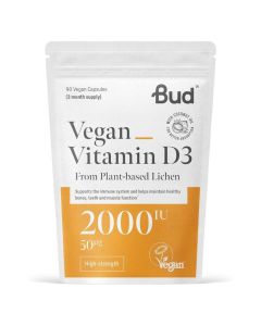 Bud Nutrition Vegan Vitamin D3 Caps 90