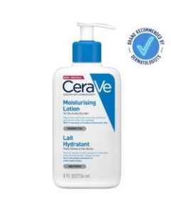 Cerave Moisturising Lotion 236ml is recommended by dermatologists
