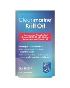 Cleanmarine Krill Oil 50mg Marine Gelcaps 60