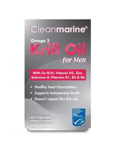  Cleanmarine Krill Oil for Men 600mg 