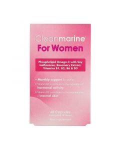 Cleanmarine Krill Oil for Women 600mg Marine Gelcaps 60
