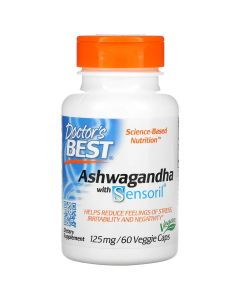 Doctor's Best Ashwagandha with Sensoril 125mg Vcaps 60