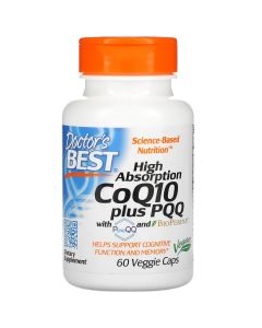 Doctor's Best High Absorption CoQ10 plus PQQ Vcaps 60