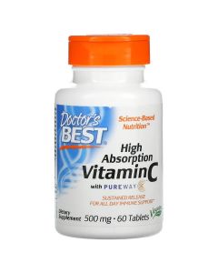 Doctor's Best Sustained Release Vitamin C with PureWay-C 500mg Tabs 60