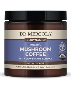 Dr. Mercola Biodynamic Organic Mushroom Instant Coffee 110g