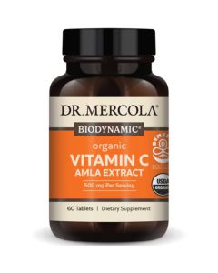 Dr. Mercola Biodynamic Organic Vitamin C Amla Extract Tablets 60