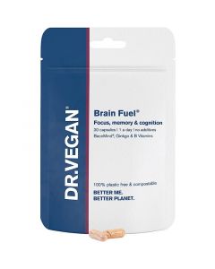 Dr Vegan Brain Fuel Memory & Focus Capsules 30