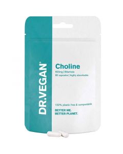 Dr Vegan Choline Bitartrate 600mg Capsules 60