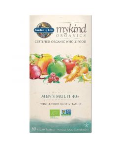  Garden Of Life Mykind Men's 40+ Multi Tabs 60