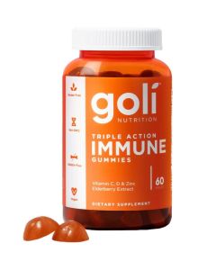 Goli Nutrition Triple Action Immune Gummies 60