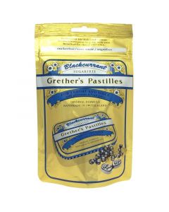 Grether's Blackcurrant Pastilles Sugar Free Pouch 30g