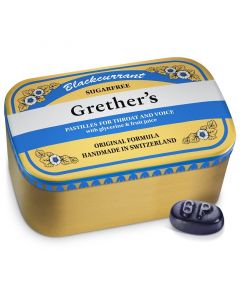 Grether's Blackcurrant Pastilles Sugar Free 440g