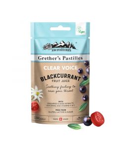 Grether's Clear Voice Blackcurrant Pastilles 45g