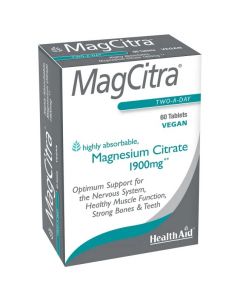 HealthAid MagCitra Tablets 60