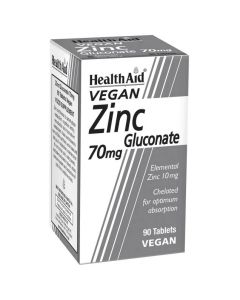 HealthAid Zinc Gluconate 70mg Tablets 90