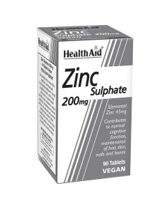 HealthAid Zinc Sulphate 200mg Tablets 90