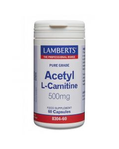Lamberts Acetyl L-Carnitine 500mg Capsules 60