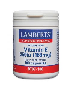 Lamberts Vitamin E 250iu Capsules 100