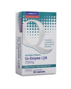 Lamberts Co-Enzyme Q10 200mg Capsules 60