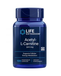 Life Extension Acetyl-L-Carnitine 500mg Vegicaps 100