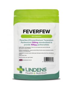 Lindens Feverfew 200mg Capsules 60