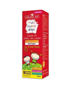 Nature's Aid Multi-vitamin Mini Drops for infants & children 50ml