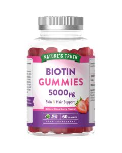 Nature's Truth Biotin 5000ug Gummies 60