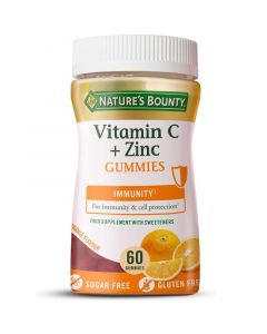 Nature's Bounty Vitamin C & Zinc Gummies 60