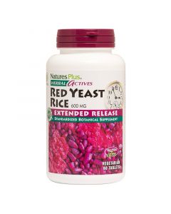 Nature's Plus Herbal Actives Extended Release Red Yeast Rice 600mg Tabs 60