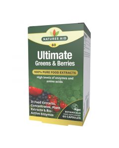 Nature's Aid Ultimate Greens & Berries Capsules 60