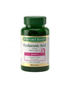 Nature's Bounty Hyaluronic Acid 20mg with Vitamin C Caps 30 3d