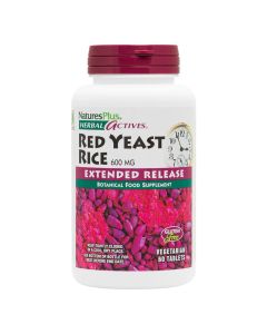Nature's Plus Herbal Actives Extended Release Red Yeast Rice 600mg Tabs 60