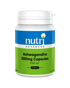 Nutri Advanced Ashwagandha 500mg Capsules 60