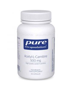 Pure Encapsulations Acetyl-L-Carnitine 500mg Capsules 60