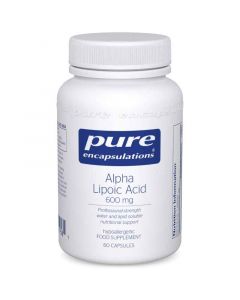 Pure Encapsulations Alpha Lipoic Acid 600mg Capsules 60