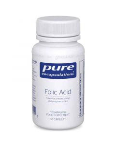 Pure Encapsulations Folic Acid Capsules 60