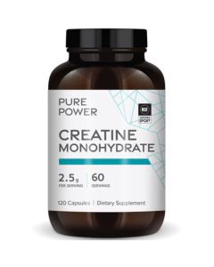 Pure Power Creatine Monohydrate Capsules 120
