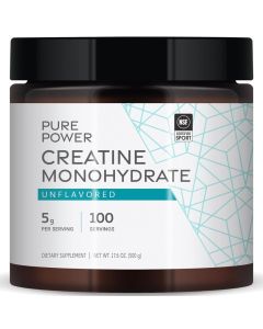 Pure Power Creatine Monohydrate Powder Unflavored 500g