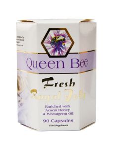Queen Bee Pure Fresh Royal Jelly Capsules 90
