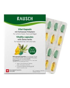 Rausch Swiss Herbal Vitality Capsules 30 