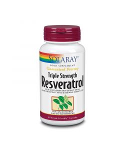 Solaray Triple Strength Resveratrol 225mg Capsules 60