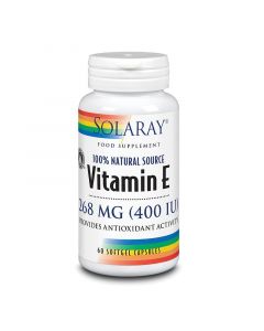 Solaray Vitamin E 268mg Softgels 60 