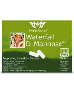 Sweet Cures Waterfall D-Mannose 500mg Tablets 100