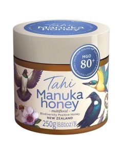Tahi New Zealand Manuka Multifloral Honey MGO 80+ 250g