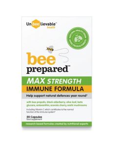 UnBEElievable Health Bee Prepared Immune Formula Max Strength Capsules 20